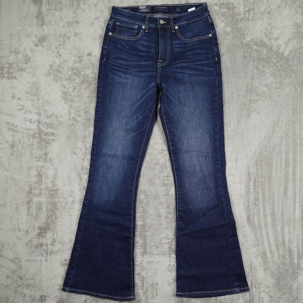 Lucky Brand Jean Women's Size 14 Two Way Stretch High Rise Flare Jean - Rhode